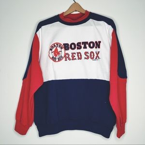 Vintage Red Sox Crew Neck Sweatshirt Retro